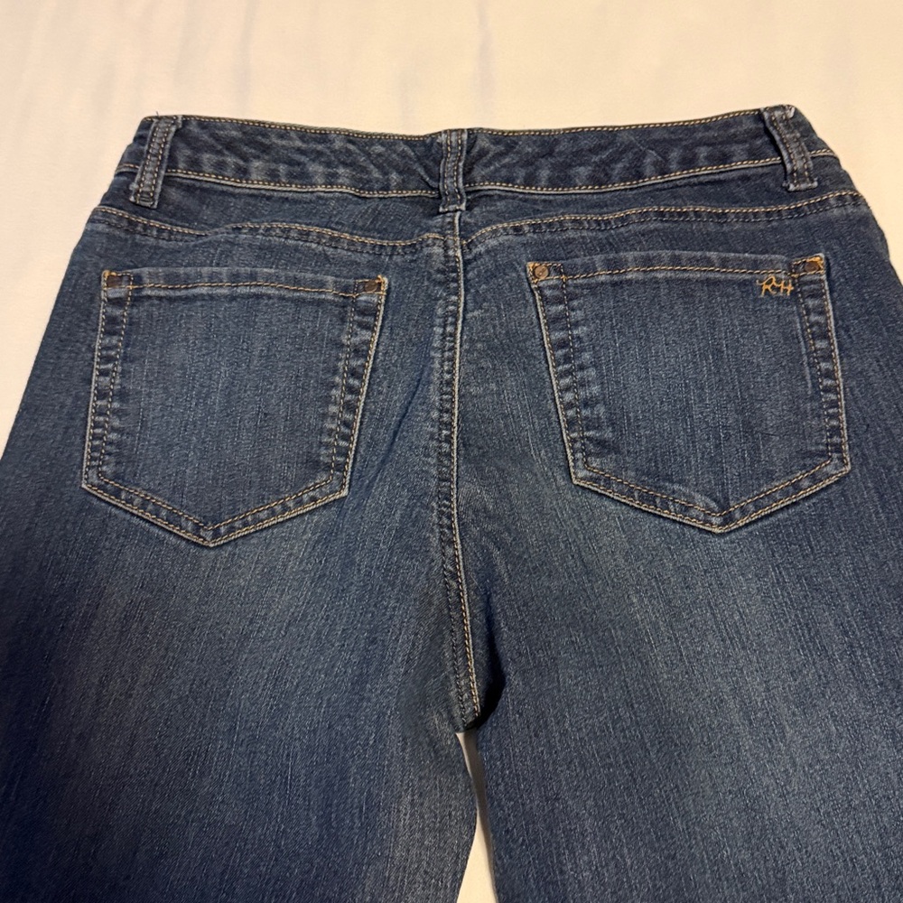 Ruff Hewn Women’s Mid-Dark Blue Bootcut Jeans - Picture 5 of 8